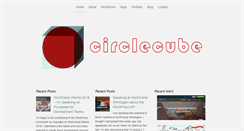 Desktop Screenshot of circlecube.com