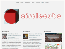 Tablet Screenshot of circlecube.com
